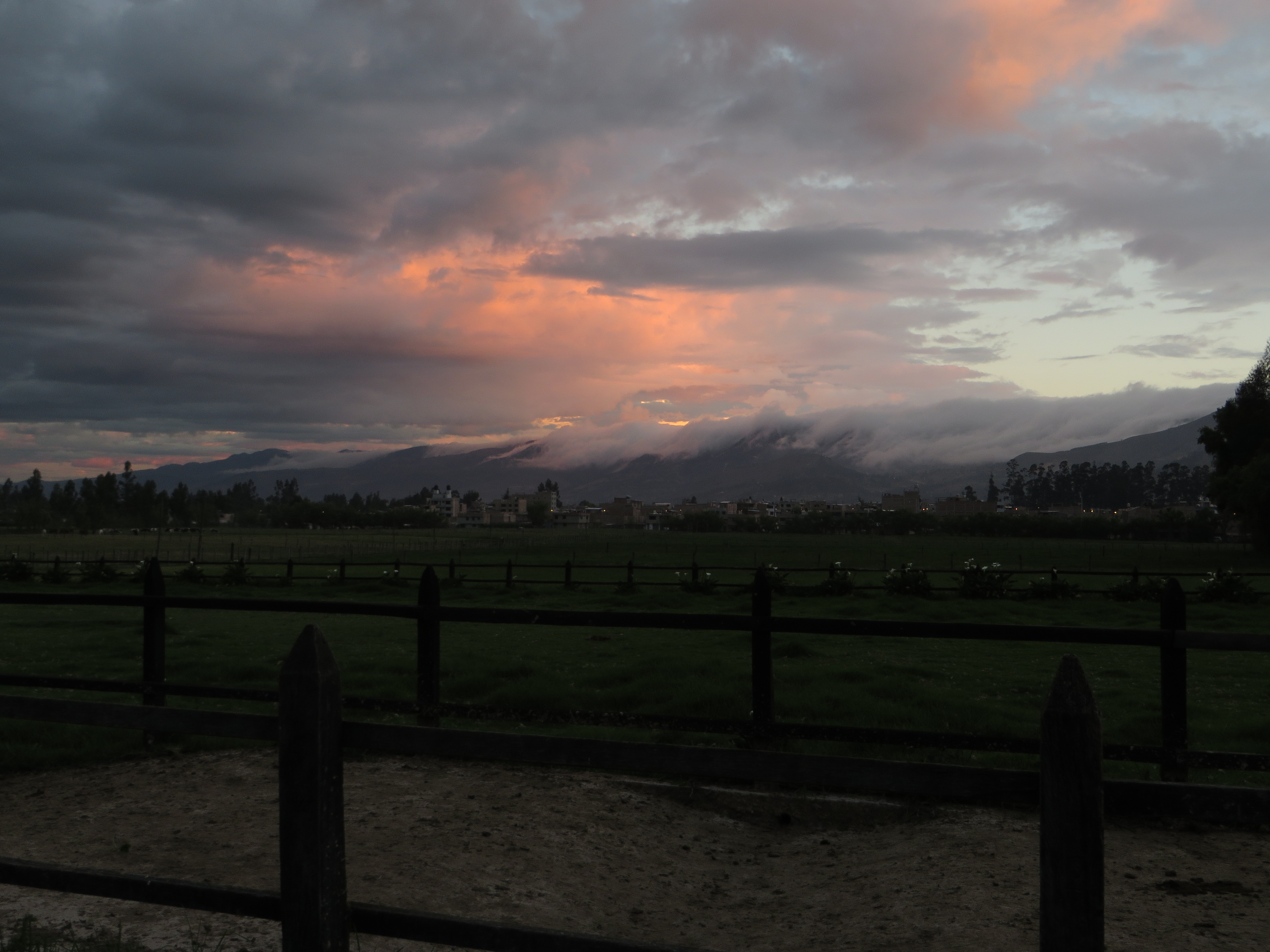 Sonnenuntergang in Cajamarca